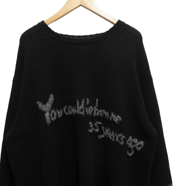 Yohji Yamamoto(ヨウジヤマモト)のYOHJI YAMAMOTO Asymmentrical Oversize メンズのトップス(ニット/セーター)の商品写真