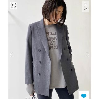 アパルトモンドゥーズィエムクラス(L'Appartement DEUXIEME CLASSE)の【UNION LAUNCH/ユニオンランチ】Wool W Jacket(テーラードジャケット)