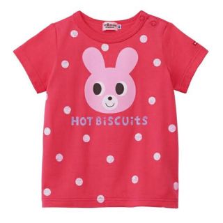 ホットビスケッツ(HOT BISCUITS)の【新品】ミキハウス　ホットビスケッツ mikihouse 半袖Tシャツ　80(Ｔシャツ)