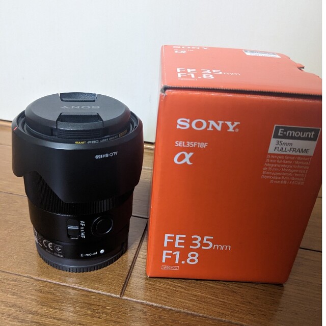 【美品】SEL35F18F レンズフィルター付 SONY 単焦点