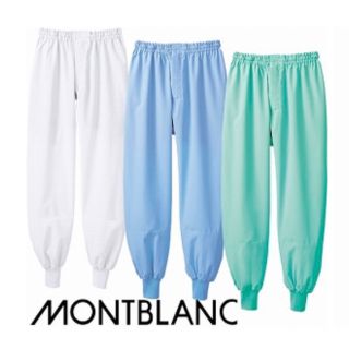 モンブラン(MONTBLANC)の住商モンブラン 男女兼用パンツ 総ゴム 白 Ｌサイズ(その他)