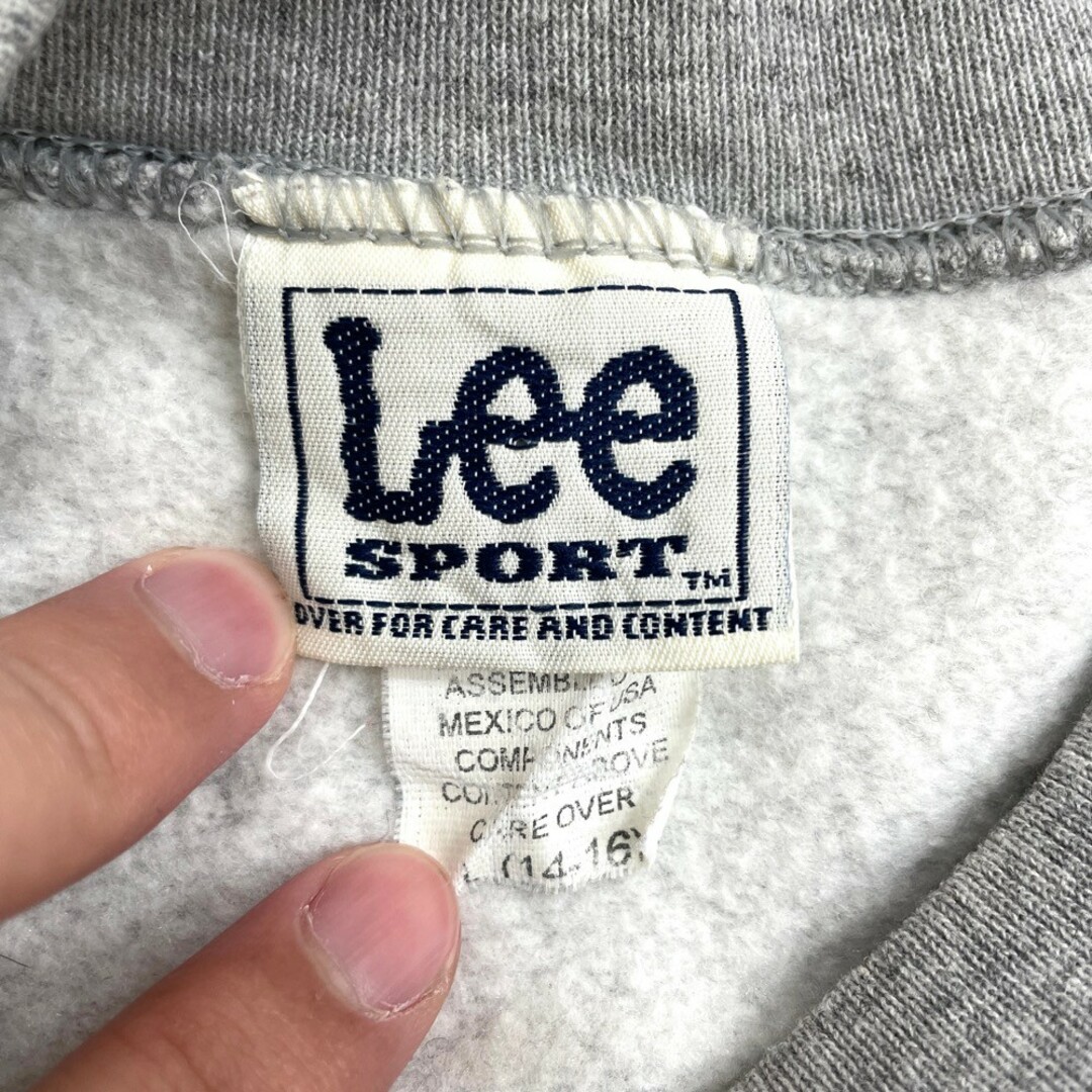 Lee(リー)の【中古】 リー スポーツ Lee SPORT NFL インディアナポリス コルツ スウェットシャツ プルオーバー トレーナー ロゴ 馬 プリント 長袖 サイズ：Boy's L グレー 古着 中古 mellow メンズのトップス(スウェット)の商品写真