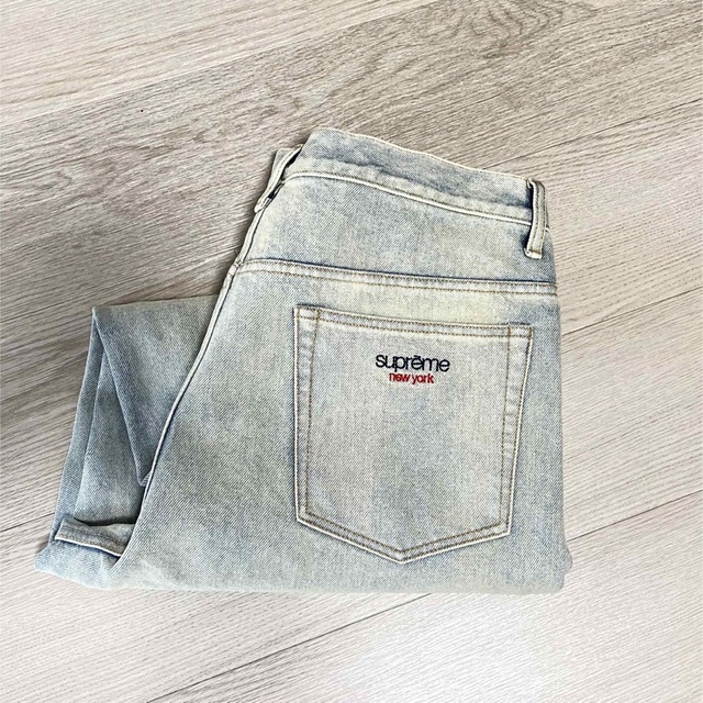 Supreme baggy jean dirty indigo 【超特価sale開催】 noxcapital.de
