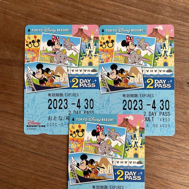 Disney(ディズニー)のディズニーリゾートライン チケットの施設利用券(遊園地/テーマパーク)の商品写真