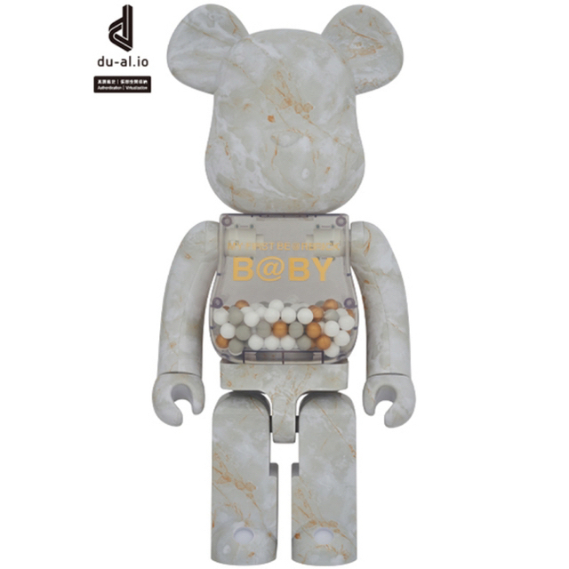 MY FIRST BE@RBRICK B@BY MARBLE(大理石)1000％のサムネイル