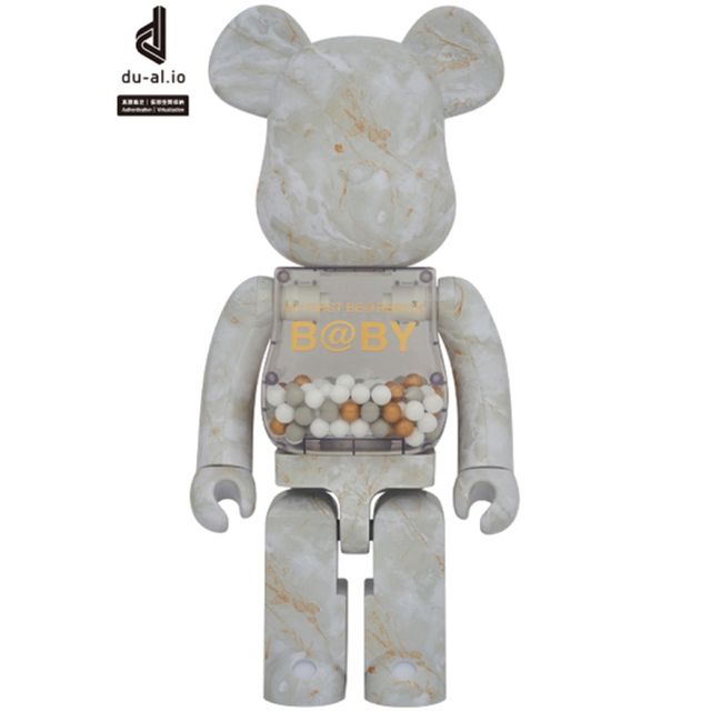 BE@RBRICK(ベアブリック)のMY FIRST BE@RBRICK B@BY MARBLE(大理石)1000％ エンタメ/ホビーのフィギュア(その他)の商品写真