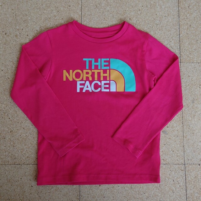 THE NORTH FACE(ザノースフェイス)のTHE NORTH FACE キッズ　ロングTシャツ 130cm キッズ/ベビー/マタニティのキッズ服女の子用(90cm~)(Tシャツ/カットソー)の商品写真