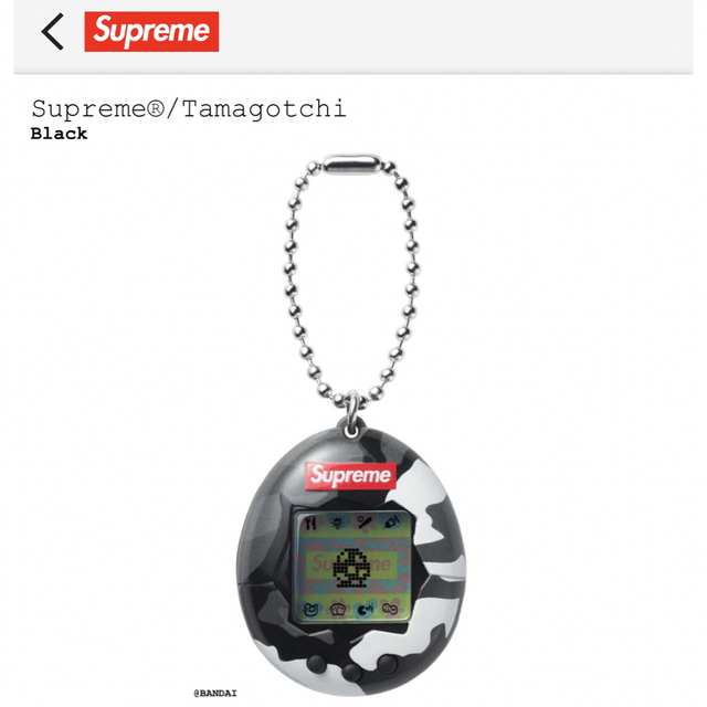 Supreme / Tamagotchi たまごっち BLACK-