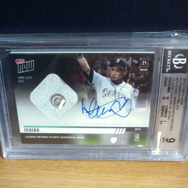 topps now イチロー直書き直筆サイン 99シリ-