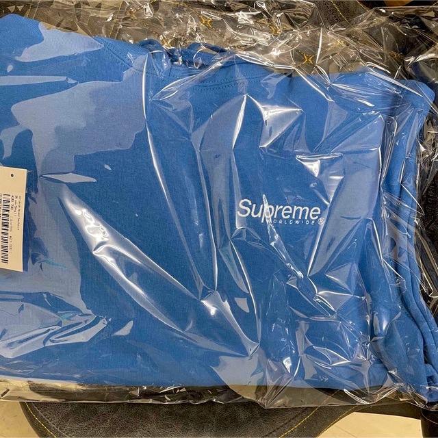 Supreme Worldwide Hooded Sweatshirt Blue