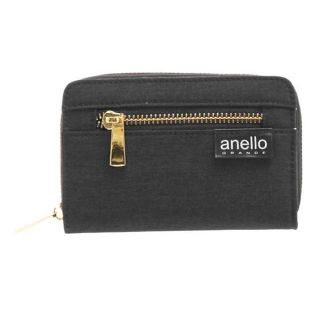 アネロ(anello)のanello GRANDE アネログランデ 微光沢杢ポリLS 折り財布 GJ-H2404(財布)