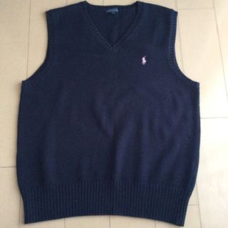 ラルフローレン(Ralph Lauren)のベスト 160 紺色  ラルフローレン！(その他)