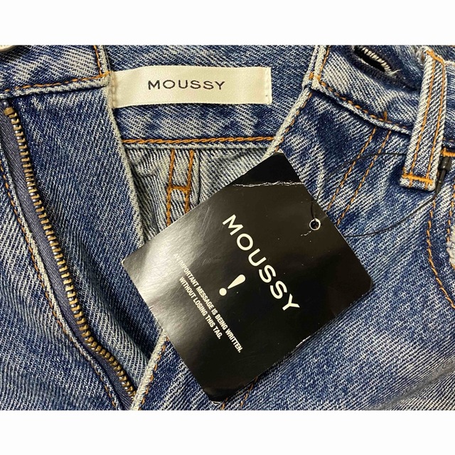 moussy(マウジー)の【新品未使用】【MOUSSY】BUTTON UP DENIM WIDE パンツ レディースのパンツ(デニム/ジーンズ)の商品写真