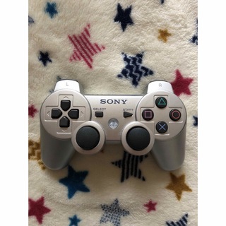 プレイステーション3(PlayStation3)のps3 コントローラー 使用感あり シルバー(家庭用ゲーム機本体)