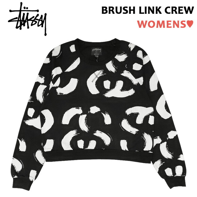 STUSSY - レディース ステューシー STUSSY スウェット トレーナー 総柄