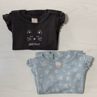 プティマイン(petit main)のプティマイン Tシャツ 長袖… 2枚セット(Tシャツ/カットソー)