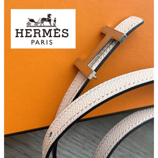 エルメス(Hermes)のエルメス　HERMES リバーシブルベルト　Hバックル  ピンク　紺　ネイビー(ベルト)