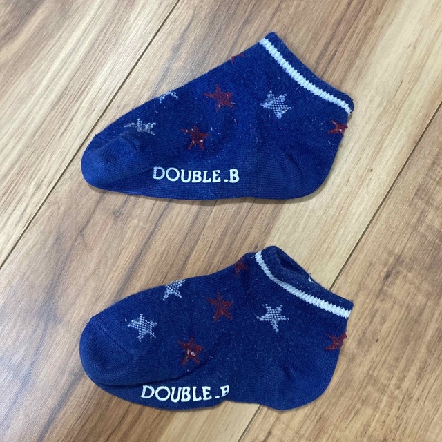 DOUBLE.B(ダブルビー)のダブルビー　靴下×3セット キッズ/ベビー/マタニティのこども用ファッション小物(靴下/タイツ)の商品写真