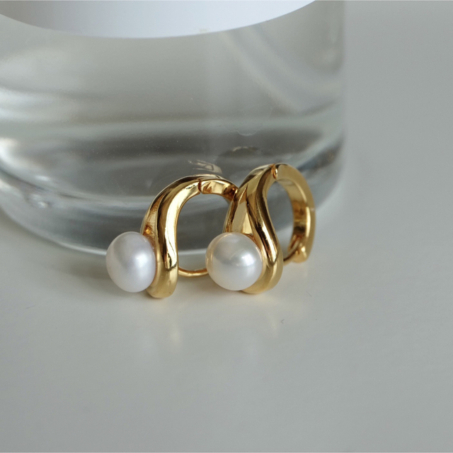 Plage(プラージュ)のNo.P2316⌇pearl pierce ❪gold❫ ⌇K18 レディースのアクセサリー(ピアス)の商品写真