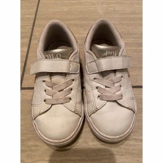 ポロラルフローレン(POLO RALPH LAUREN)のポロラルフローレン　スニーカー　白　14cm(スニーカー)