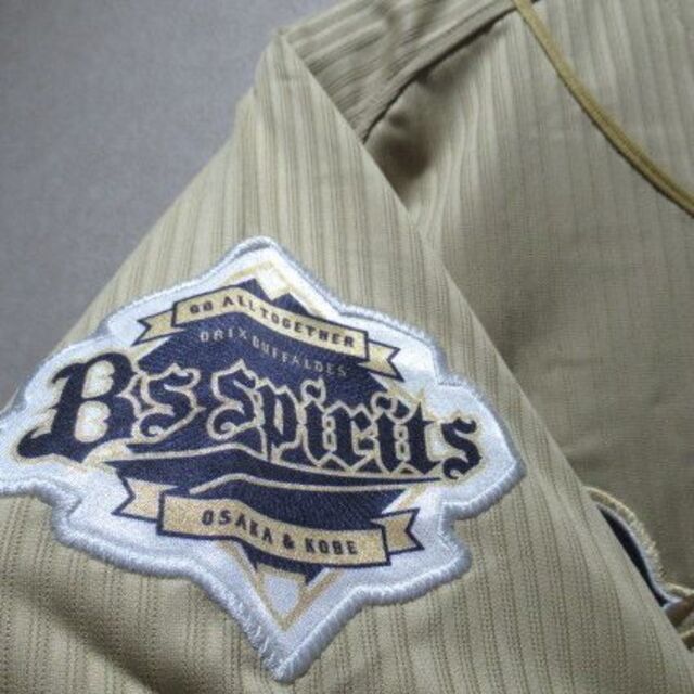 ミズノ製ゴールドユニフォームオリックス バファローズ #3 安達了一 ミズノ製ゴールドユニフォームオリックス バファローズ #3 安達了一