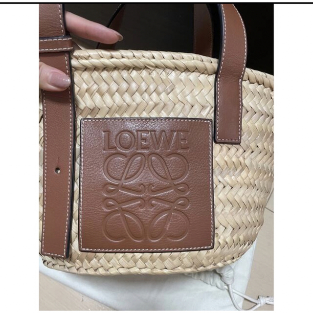 LOEWE(ロエベ)のロエベ　カゴバッグ　スモール　バスケット　S  巾着　バッグインバッグ レディースのバッグ(かごバッグ/ストローバッグ)の商品写真