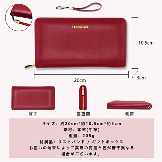 長財布 カードケース 大容量 カード入れ 名刺入れ クレジットカード 濃い緑色 7