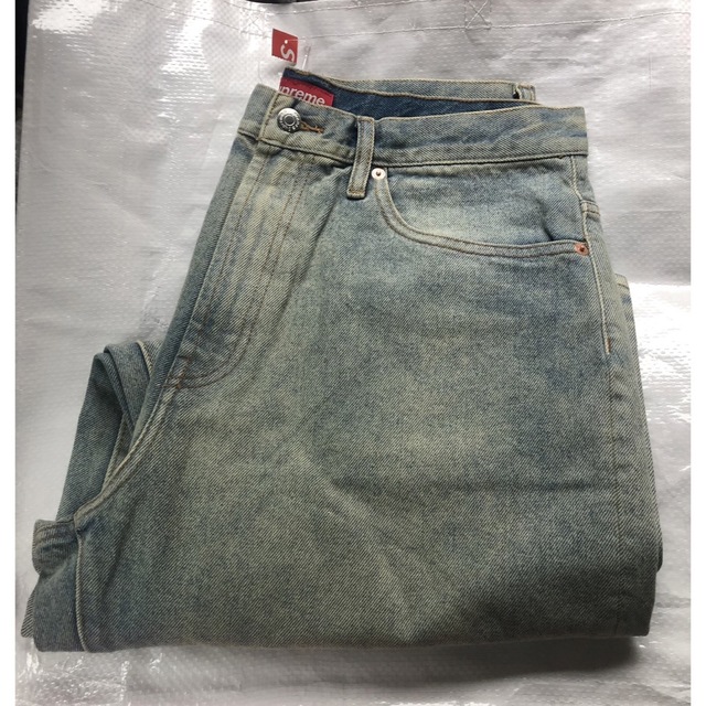 Supreme Baggy Jean Dirty Indigo 34インチ amnayahotels.com