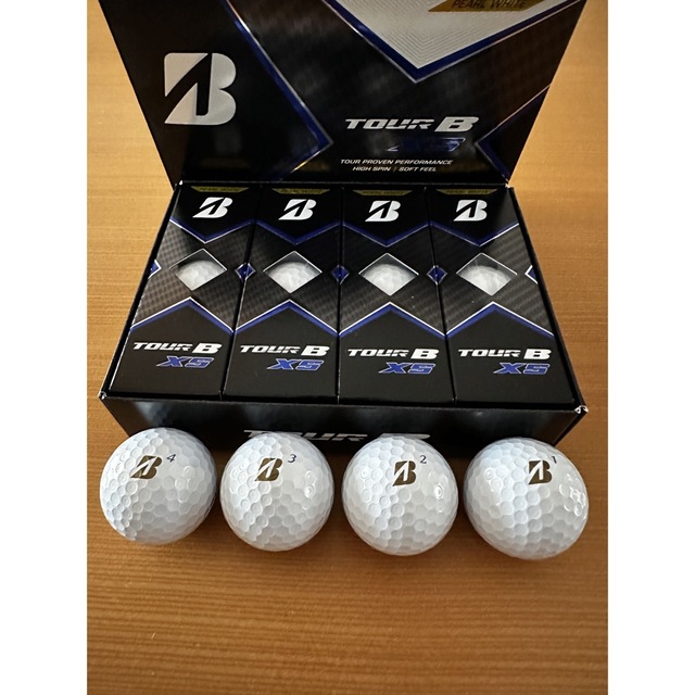 ブリジストン tour b xs パールホワイト 2ダース-