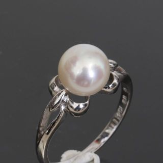 ミキモト(MIKIMOTO)のミキモト MIKIMOTO アコヤパール 7.5mm リング 11号 K14WG(リング(指輪))