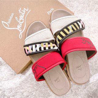 【新品正規品】CHRISTIAN LOUBOUTIN Surf ロゴ サンダル