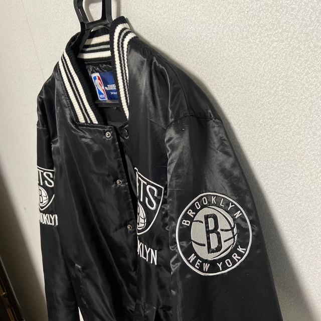 Mika様分　 Brooklyn Nets Full-Snap Jacket   メンズのジャケット/アウター(スタジャン)の商品写真