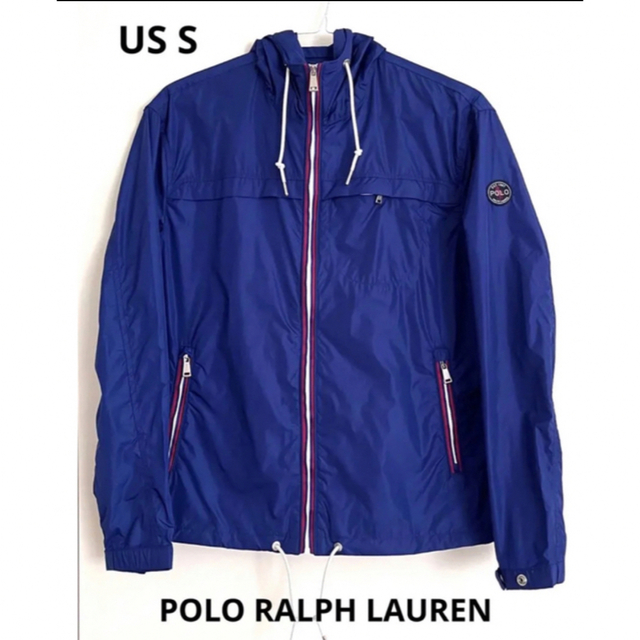 POLO ラルフローレン ナイロンジャケット パーカー 青 米国購入 新品
