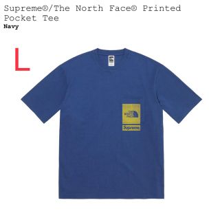 シュプリーム(Supreme)のsupreme×the north face printedpocket tee(Tシャツ/カットソー(半袖/袖なし))