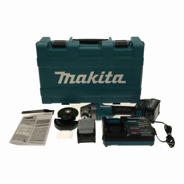 ☆未使用品☆makita マキタ 40Vmax 100mm 充電式ディスクグラインダ GA001GRDX バッテリー2個(40Vmax 2.5Ah) 充電器 ケース付き 68089 2