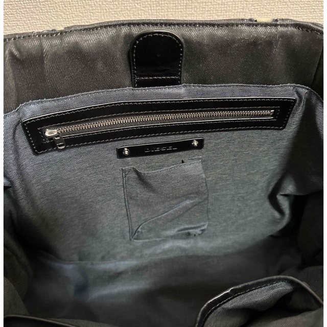 DIESEL(ディーゼル)の美品　DIESEL ディーゼル　キルティング　バッグ　デニム　2way デザイン レディースのバッグ(ハンドバッグ)の商品写真