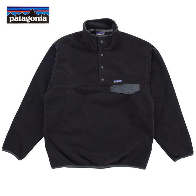 patagonia プルオーバー　M's SYNCH SNAP-T ブラック L