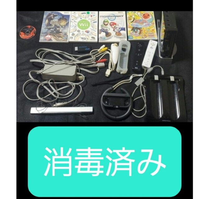 wii　本体　HDMI変換器　ソフト　ゲームキューブソフト　コントローラー2個