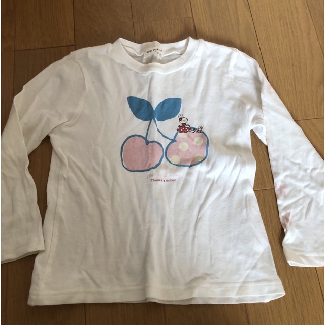 KP(ニットプランナー)のニットプランナー 110 ホワイト キッズ/ベビー/マタニティのキッズ服女の子用(90cm~)(Tシャツ/カットソー)の商品写真