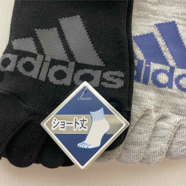 adidas(アディダス)の新品☆ アディダス adidas 5本指 ソックス 靴下 3足（23-25cm） レディースのレッグウェア(ソックス)の商品写真