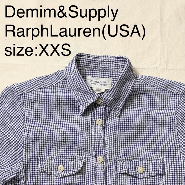Demim&SupplyRarphLauren(USA)ビンテージチェックシャツ