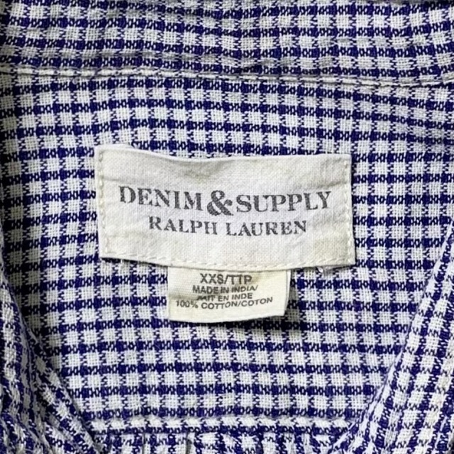 Denim & Supply Ralph Lauren(デニムアンドサプライラルフローレン)のDemim&SupplyRarphLauren(USA)ビンテージチェックシャツ レディースのトップス(シャツ/ブラウス(長袖/七分))の商品写真