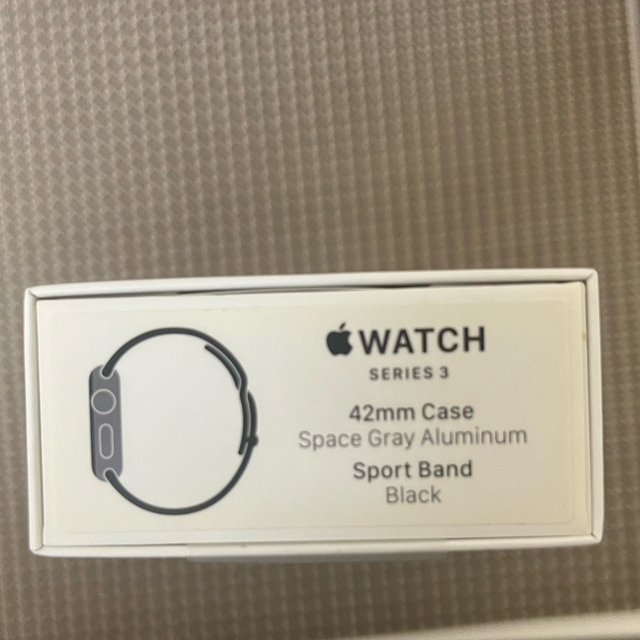 Apple Watch series3 (GPSモデル)42mm スペースグレイ