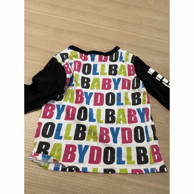 BABYDOLL(ベビードール)のbaby doll 130cm  ロゴ　ロンT キッズ/ベビー/マタニティのキッズ服男の子用(90cm~)(Tシャツ/カットソー)の商品写真