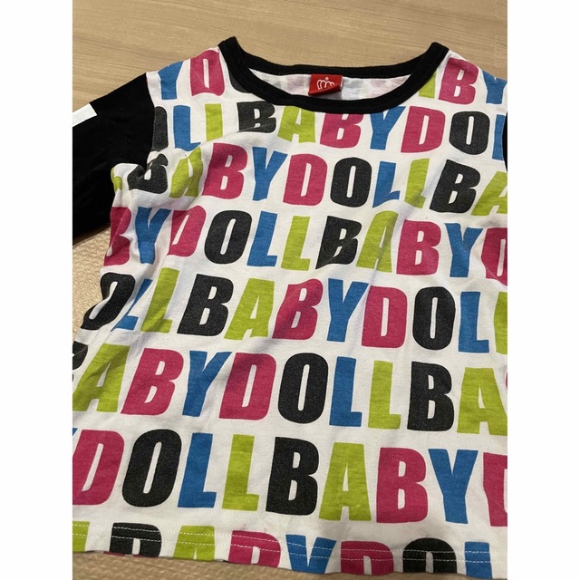 BABYDOLL(ベビードール)のbaby doll 130cm  ロゴ　ロンT キッズ/ベビー/マタニティのキッズ服男の子用(90cm~)(Tシャツ/カットソー)の商品写真