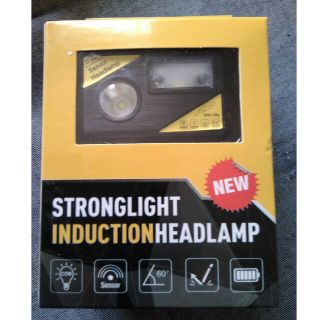未使用品!】モーションセンサー付きLEDヘッドランプ 5点灯モードの