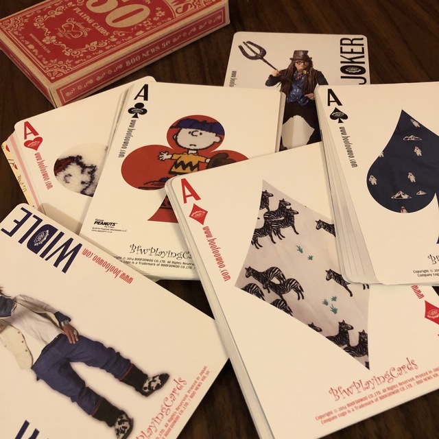 BOOFOOWOO(ブーフーウー)の♠️♦️BOOFOOWOO 𖧷大きなトランプ♥️♣️ エンタメ/ホビーのテーブルゲーム/ホビー(トランプ/UNO)の商品写真