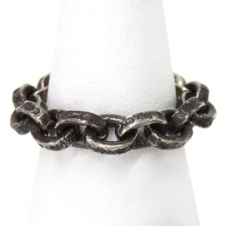 クロムハーツ(Chrome Hearts)のクロムハーツ ペーパー チェーン リング 11号 シルバー メンズ CHROME HEARTS 【中古】 【アパレル・小物】(リング(指輪))