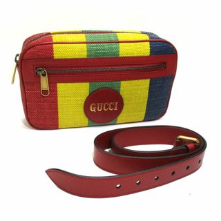 グッチ(Gucci)のGUCCI ベルトバッグ ボディバッグ セカンドバッグ クラッチバッグ(ボディーバッグ)