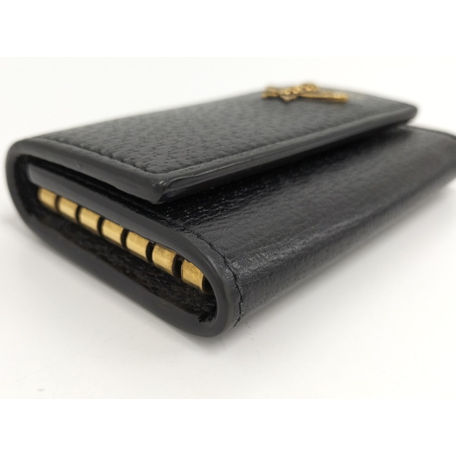 GUCCI 6連キーケース ハチ 蜂 BEE ゴールド金具 レザー ブラック GUCCI 6連キーケース ハチ 蜂 BEE ゴールド金具 レザー ブラック
